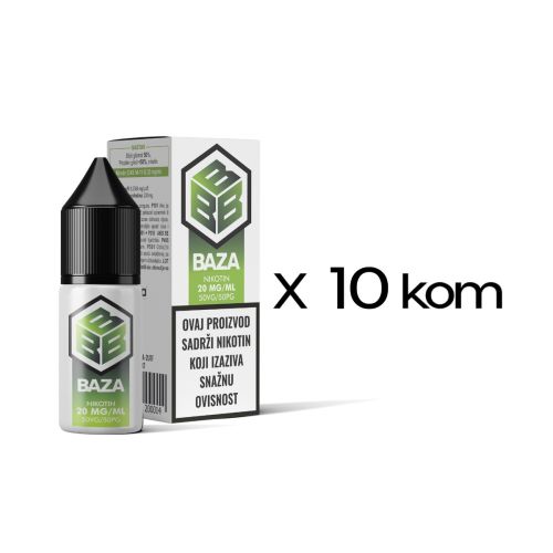 BAZA Nikotinski booster 10ml 20mg 50/50 - 10/1
