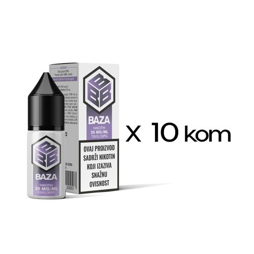 BAZA Nikotinski booster 10ml 20mg 70/30 - 10/1