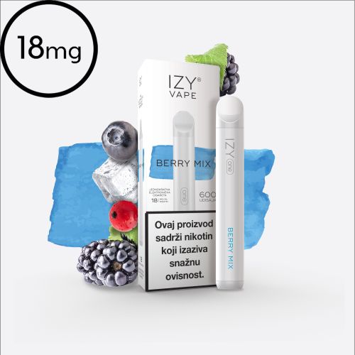 IZY ONE - Mix Berry 18mg, 600puffs