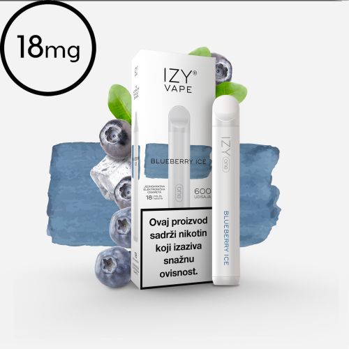 IZY ONE - Blueberry Ice 18mg, 600puffs