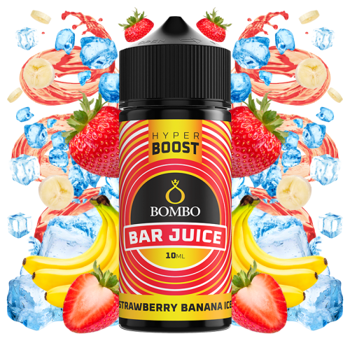 Bombo Bar Strawberry Banana Ice 10ml/120ml