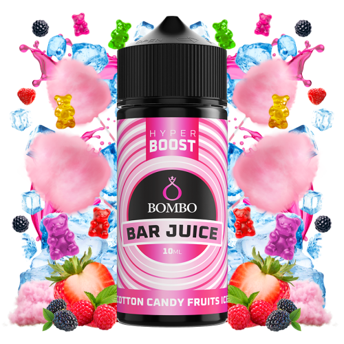 Bombo Bar Cotton Candy Fruits Ice 10ml/120ml