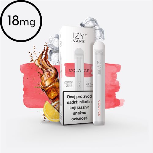 IZY ONE - Cola Ice 18mg, 600puffs