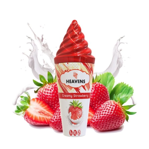 Heavens - Creamy Strawberry 0mg 50ml