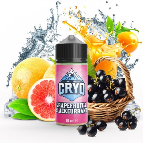 Infamous CRYO - Grapefruit & Blackcurrant 10/100ml