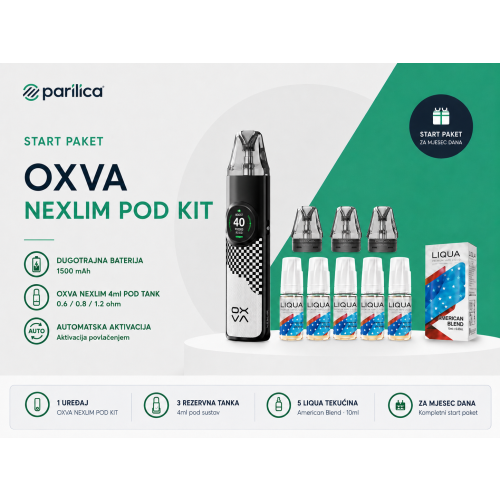 OXVA NeXlim - Start Paket za mjesec dana