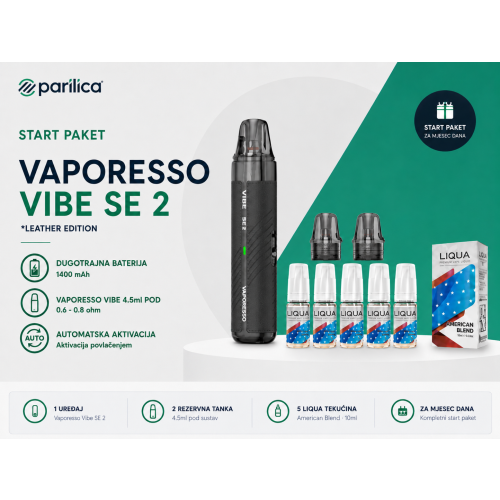 Vaporesso VIBE SE 2 - Start Paket za mjesec dana