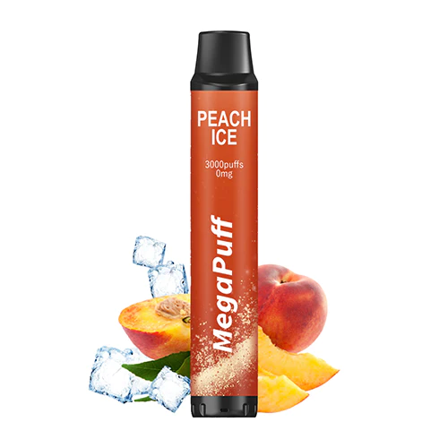 MegaPuff 3000 - Peach Ice 0mg