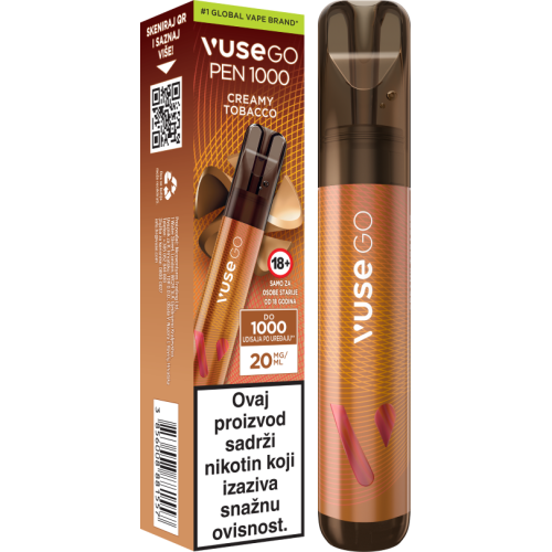 VUSE GO PEN 1000 - Creamy Tobacco