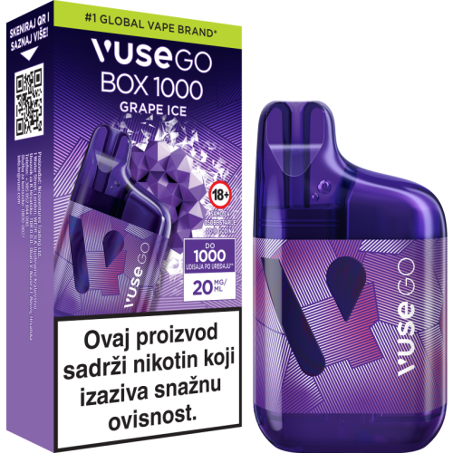 VUSE GO BOX 1000 - Grape Ice