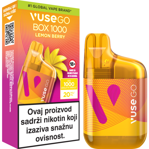 VUSE GO BOX 1000 - Lemon Berry