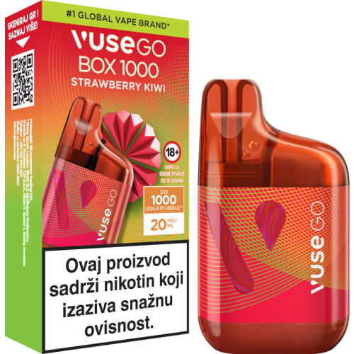 VUSE GO BOX 1000 - Strawberry Kiwi