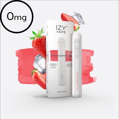 IZY ONE - Strawberry Ice 0mg, 600puffs