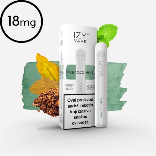 IZY ONE - Tobacco Mint 18mg, 600puffs