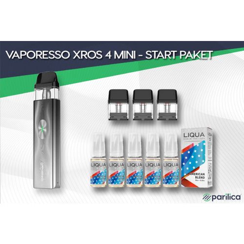 Vaporesso XROS 4 Mini Start Paket za mjesec dana