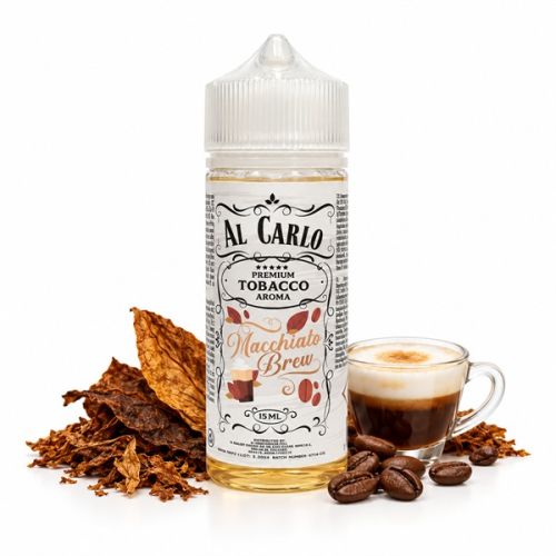 Al Carlo Shake and Vape Macchiato Brew 120ml/15ml