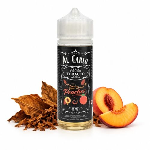 Al Carlo Shake and Vape Sun Dried Peaches 120ml/15ml