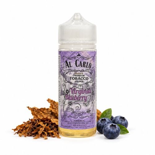 Al Carlo Shake and Vape Virginia Blueberry 120ml/15ml