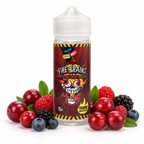 Chill Pill Shake and Vape Fire Brains Cranberries Rush 120ml/15ml
