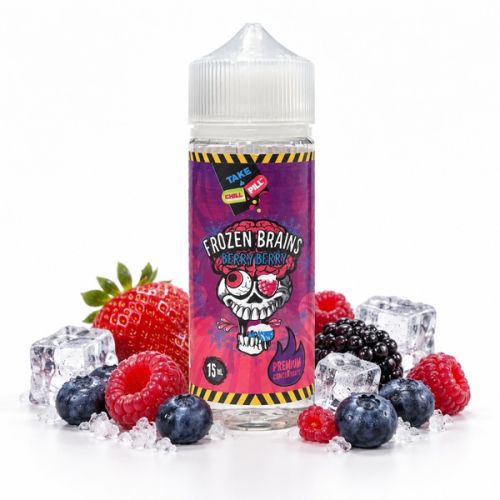 Chill Pill Shake and Vape Frozen Brains Berry Berry 120ml/15ml