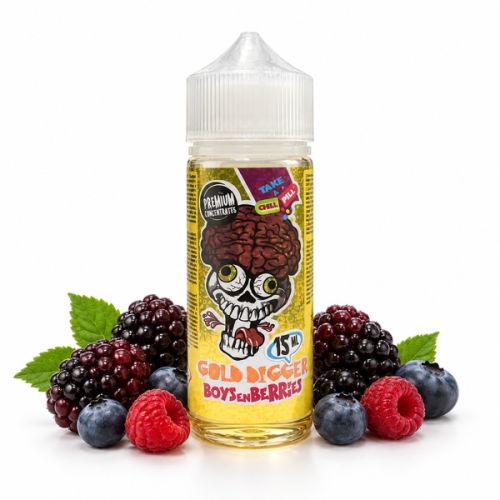 Chill Pill Shake and Vape Gold Digger BoySenBerries 120ml/15ml
