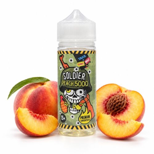 Chill Pill Shake and Vape Soldier Peach 5000 120ml/15ml
