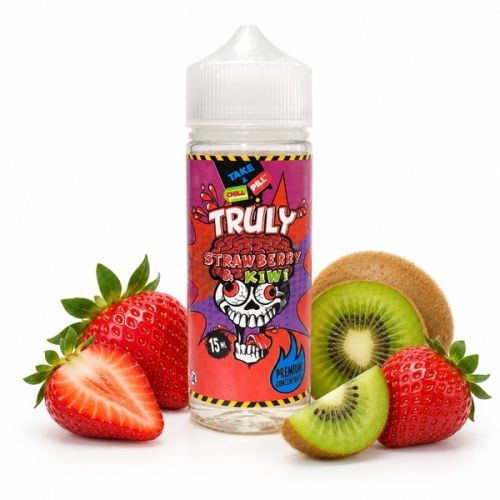 Chill Pill Shake and Vape Truly Strawberry & Kiwi 120/15ml