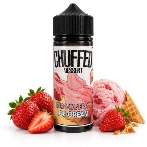 Chuffed Dessert Strawberry Ice Cream 120ml/24ml