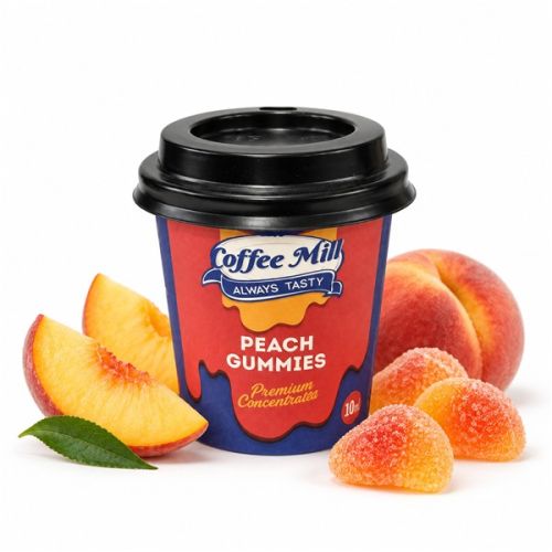 Coffee Mill Peach Gummies 10ml