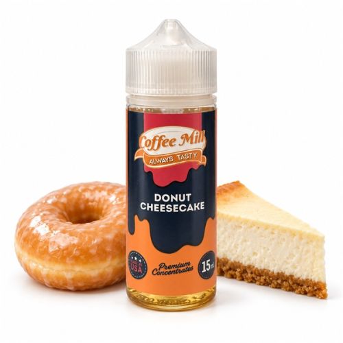 Coffee Mill Shake and Vape Donut Cheesecake 120ml/15ml