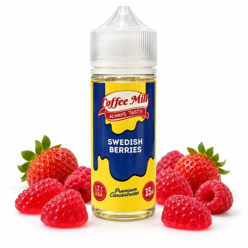 Coffee Mill Swedish Berries 15ml in 120ml bottle