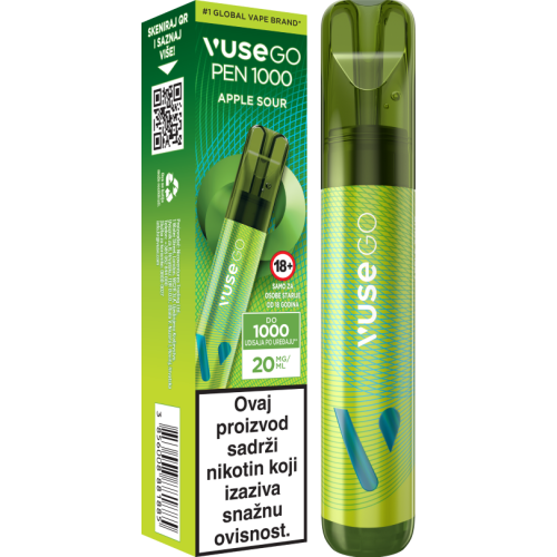 VUSE GO PEN 1000 - Apple Sour
