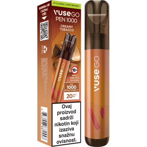 VUSE GO PEN 1000 - Creamy Tobacco